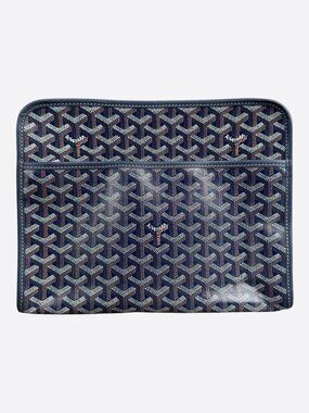 Goyard Navy Jouvence GM Toiletry Bag